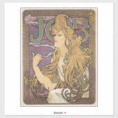 Job (1896) by Alphonseミュシャ シール (シート)