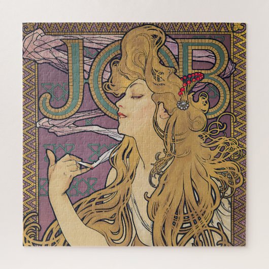 Job (1896) by Alphonseミュシャ ジグソーパズル (縦)