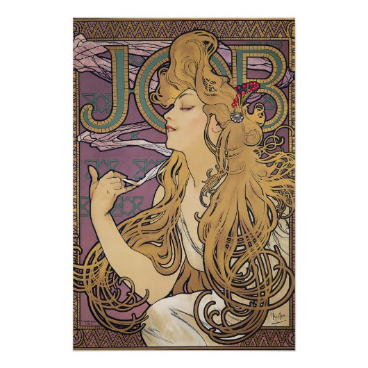 Job (1896) by Alphonseミュシャ ポスター (正面)