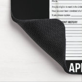 Job Application Funny Y Halloween Costume Trick Or マウスパッド (コーナー)