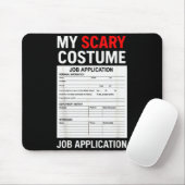 Job Application Funny Y Halloween Costume Trick Or マウスパッド (マウス)