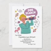 Job Search  招待状 (正面)