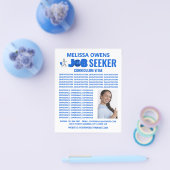 Job Seekersロゴ、Curriculum Vitae Flyer チラシ (シングル)