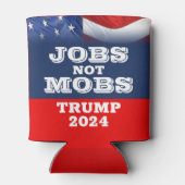 Jobs Not Mobs Trump 2024 缶クーラー (裏面)