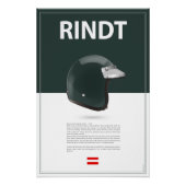 Jochen Rindt Helmet ポスター (正面)
