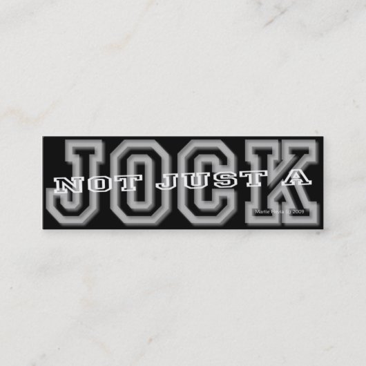 Jock - Social Mediaパーソナルカード スキニー名刺 (正面)