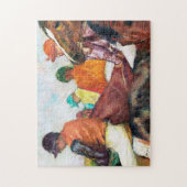 Jockey and Horse, Edgar Degas ジグソーパズル (縦)