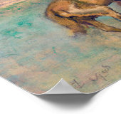 Jockey and Race Horse, Edgar Degas ポスター (角)