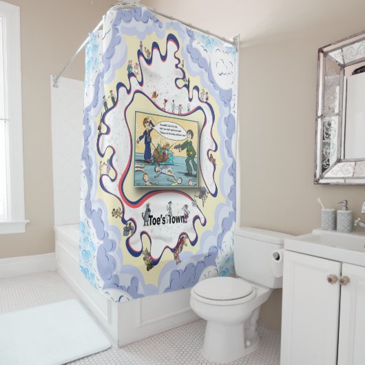 Jockey Underwear Shoot | Literal Wordplay シャワーカーテン (インサイチュ)