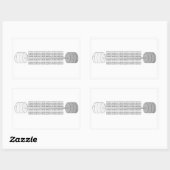 Jocko Willinkによる極限の所有権 長方形シール (シート)