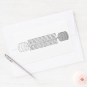 Jocko Willinkによる極限の所有権 長方形シール (封筒)