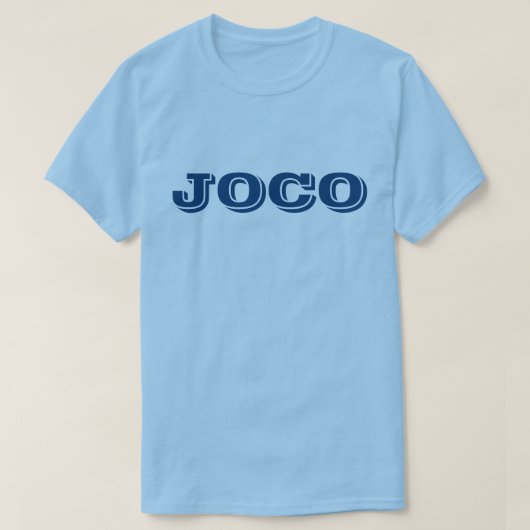 JOCO Johnston County Tシャツ (デザイン正面)