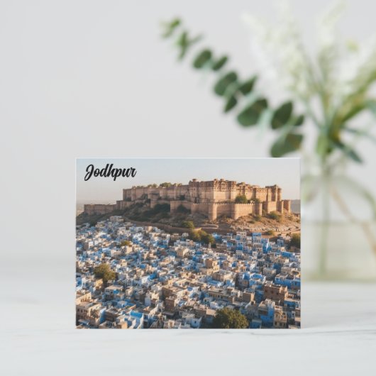 Jodhpur India ポストカード (スタンド正面)