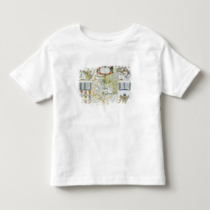 Jodocus Hondiusが刻むハンティントン トドラーTシャツ