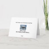 Jodrell銀行グリーティングカード カード (裏面)