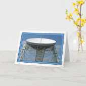 Jodrell銀行グリーティングカード カード (黄色い花)