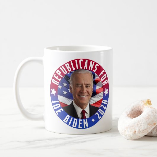 Joeバイデン氏の共和党Photo 2020 コーヒーマグカップ (ドーナツ)