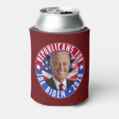 Joeバイデン氏の共和党Photo 2020 缶クーラー (缶裏面)