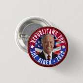 Joeバイデン氏の共和党Photo 2020 缶バッジ (正面&裏面)