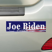 Joeバイデン氏2020社長のバンパーシール バンパーステッカー (車上)