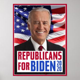 Joeバイデン氏2020米大統領写真の共和党員 ポスター