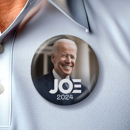 Joeバイデン氏2024 for President写真 缶バッジ