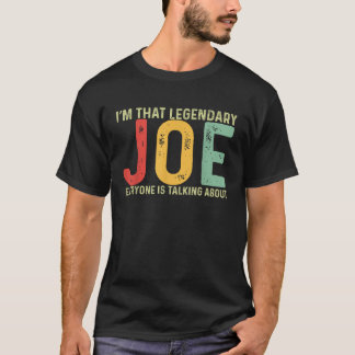 Joe個人名ファーストネームおもしろいJoeことわざJoe Tシャツ