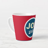 JOE 2020バイデン氏赤白青 カフェラテマグ (左アングル)