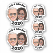 JOE AND KAMALA 2020 - Caricature Aviators シール (正面)