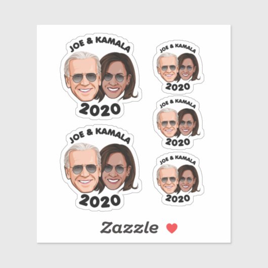JOE AND KAMALA 2020 - Caricature Aviators シール (シート)