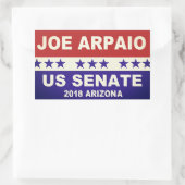 Joe Arpaio米国上院2018アリゾナ 長方形シール (バッグ)