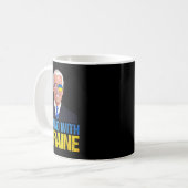 Joe Biden Stand With Ukraine - American Support Uk コーヒーマグカップ (正面左)