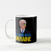 Joe Biden Stand With Ukraine - American Support Uk コーヒーマグカップ (左)