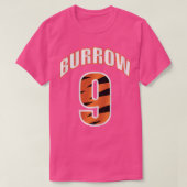 Joe Burrowロゴ Tシャツ (デザイン正面)