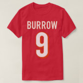 JOE BURROW 9 BENGALS CINCINNATI Tシャツ (デザイン正面)