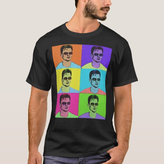 Joe Burrow Colorful Painting Art   Tシャツ (正面)