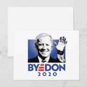 JOE BYE DON 2020 ポストカード (正面/裏面)
