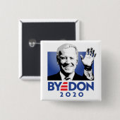 JOE BYE DON 2020 缶バッジ (正面&裏面)