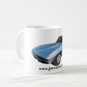 Joe_Corvette、www.joecorvette.com コーヒーマグカップ (正面左)