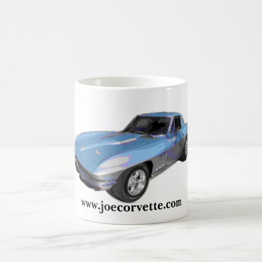 Joe_Corvette、www.joecorvette.com コーヒーマグカップ (中央)