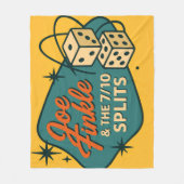 Joe Finkle & The 7/10 Splits Rockin' Blanket フリースブランケット (正面)