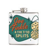 Joe Finkle & The 7/10 Splits Rockin' Flask フラスク (正面)