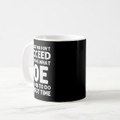 Joe Gift Name Personalized Birthday Funny Christma コーヒーマグカップ (正面左)