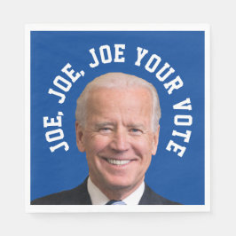 Joe、Joe、Joe Your Vote スタンダードランチョンナプキン