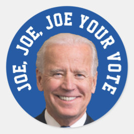 Joe、Joe、Joe Your Vote ラウンドシール