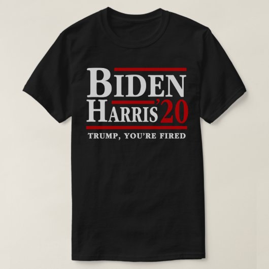 Joe Kamala 2020お前が解雇 Tシャツ (デザイン正面)