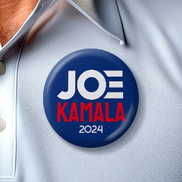 Joe Kamala 2024 – 名はっきりした前バイデン氏・ハリス 缶バッジ