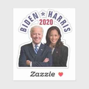 Joe Kamala Harris 2020社長副社長の写真 シール