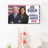 Joe Kamala Harris 2020米国大統領写真 横断幕 (インサイチュ)
