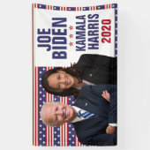 Joe Kamala Harris 2020米国大統領写真 横断幕 (縦)